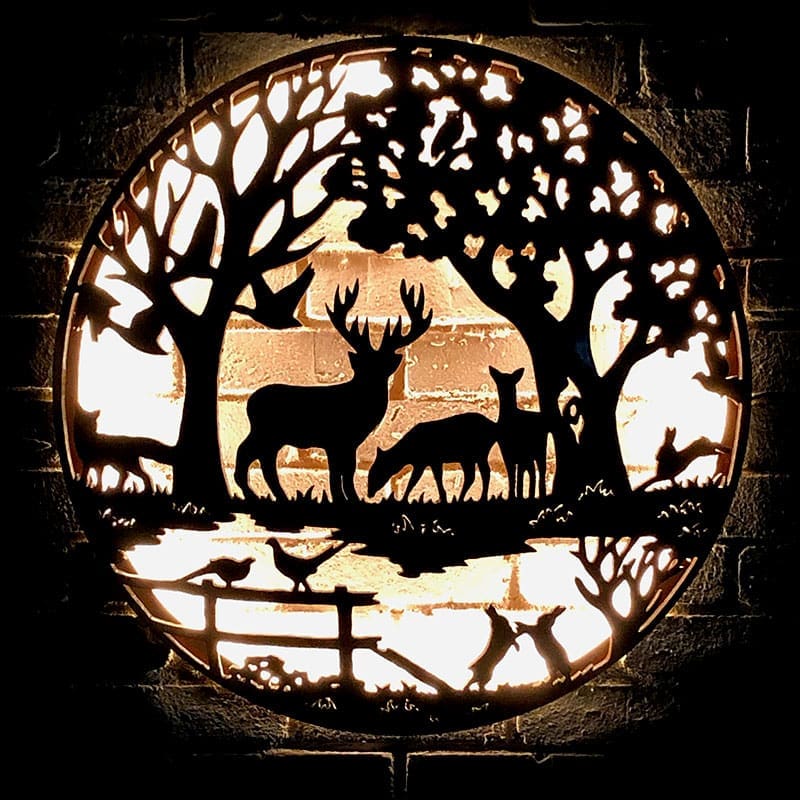 English country illuminated wall mount Andy Gage