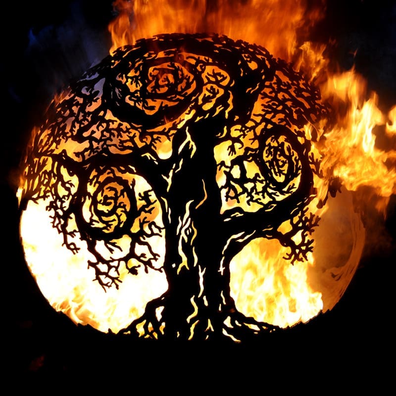 Twisted Tree Fireball Fire Pit by Andy Gage