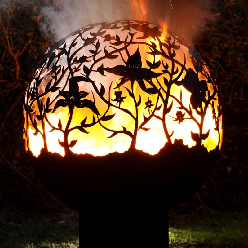Premium Collection The Fire Pit Company, Twisted Steel Art Fire Pits